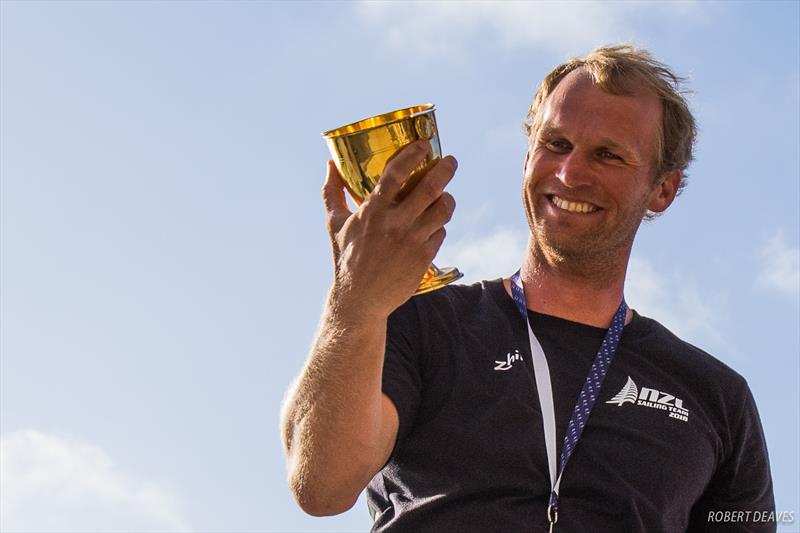 Josh Junior (NZL) - Day 6 - Finn Gold Cup, Melbourne - Royal Brighton Yacht Club, December 21, 2019 photo copyright Robert Deaves / Finn Class taken at Royal Brighton Yacht Club and featuring the Finn class