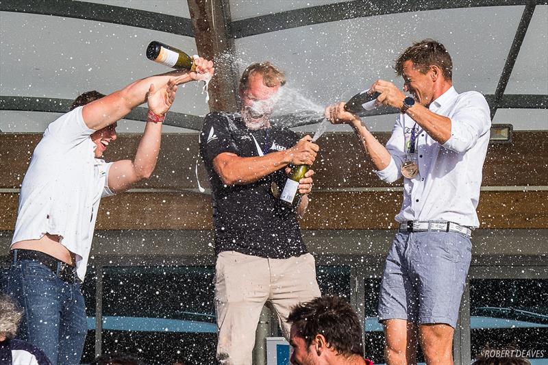 Josh Junior (NZL) centre - Day 6 - Finn Gold Cup, Melbourne - Royal Brighton Yacht Club, December 21, 2019 - photo © Robert Deaves / Finn Class