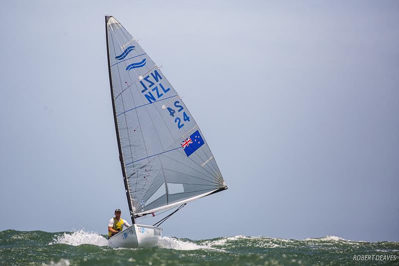 Josh Junior (NZL) - Day 6 - Finn Gold Cup, Melbourne - Royal Brighton Yacht Club, December 21, 2019 - photo © Robert Deaves / Finn Class