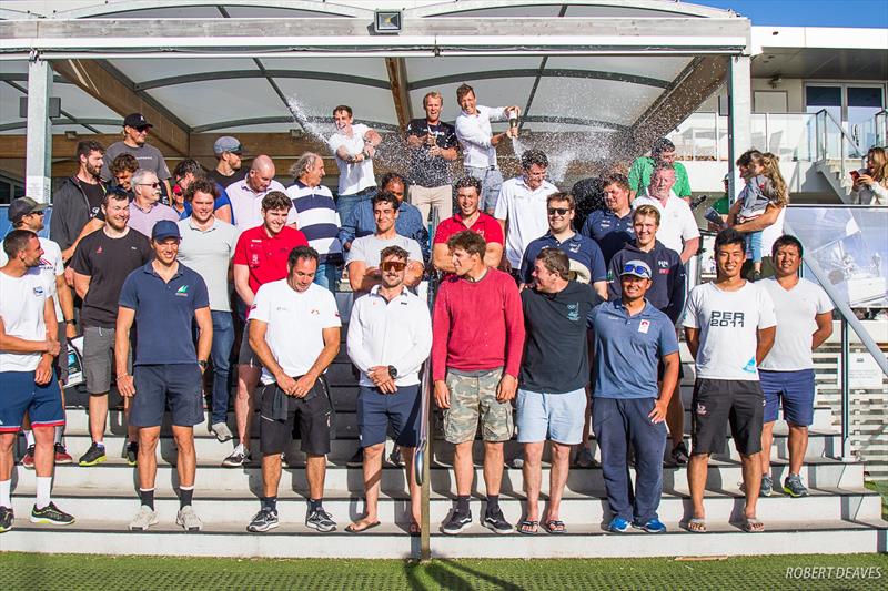 Josh Junior (NZL) top row centre - Day 6 - Finn Gold Cup, Melbourne - Royal Brighton Yacht Club, December 21, 2019 - photo © Robert Deaves / Finn Class