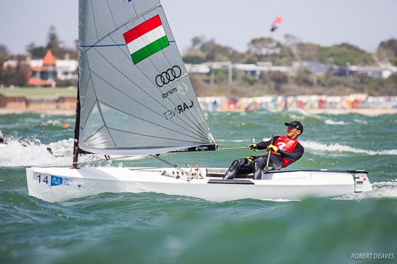 Zsombor Berecz - 2019 Finn Gold Cup photo copyright Robert Deaves taken at Royal Brighton Yacht Club and featuring the Finn class