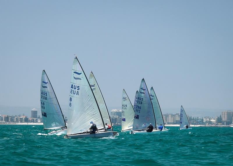 The Finn fleet has seen a total of 20 starters for their 2020 Adelaide National Regatta - photo © Brad Halstead