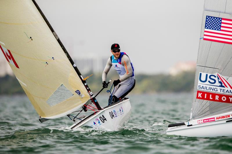 2020 Hempel World Cup Series Miami photo copyright Sailing Energy taken at  and featuring the Finn class