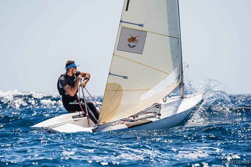 Panagiotis Iordanou, CYP photo copyright Robert Deaves taken at  and featuring the Finn class