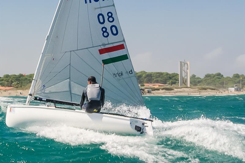 Domonkos Nemeth on 2020 Finn Silver Cup day 4 - photo © Marie Bernoit