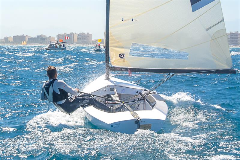 Taavi Valter Taveter on 2020 Finn Silver Cup day 4 photo copyright Marie Bernoit taken at  and featuring the Finn class