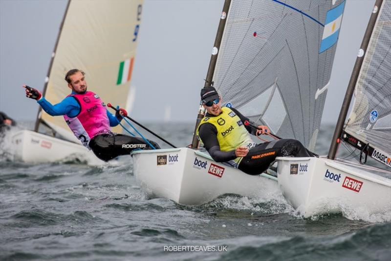 Facundo Olezza and Nicholas Heiner - Kieler Woche 2020, day 2 photo copyright Robert Deaves taken at Kieler Yacht Club and featuring the Finn class