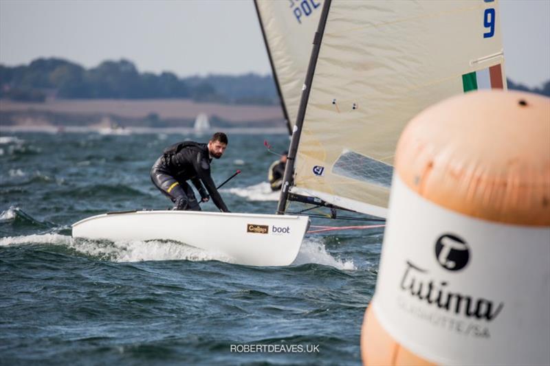 Oisin McClelland - Kieler Woche 2020 photo copyright Robert Deaves taken at Kieler Yacht Club and featuring the Finn class