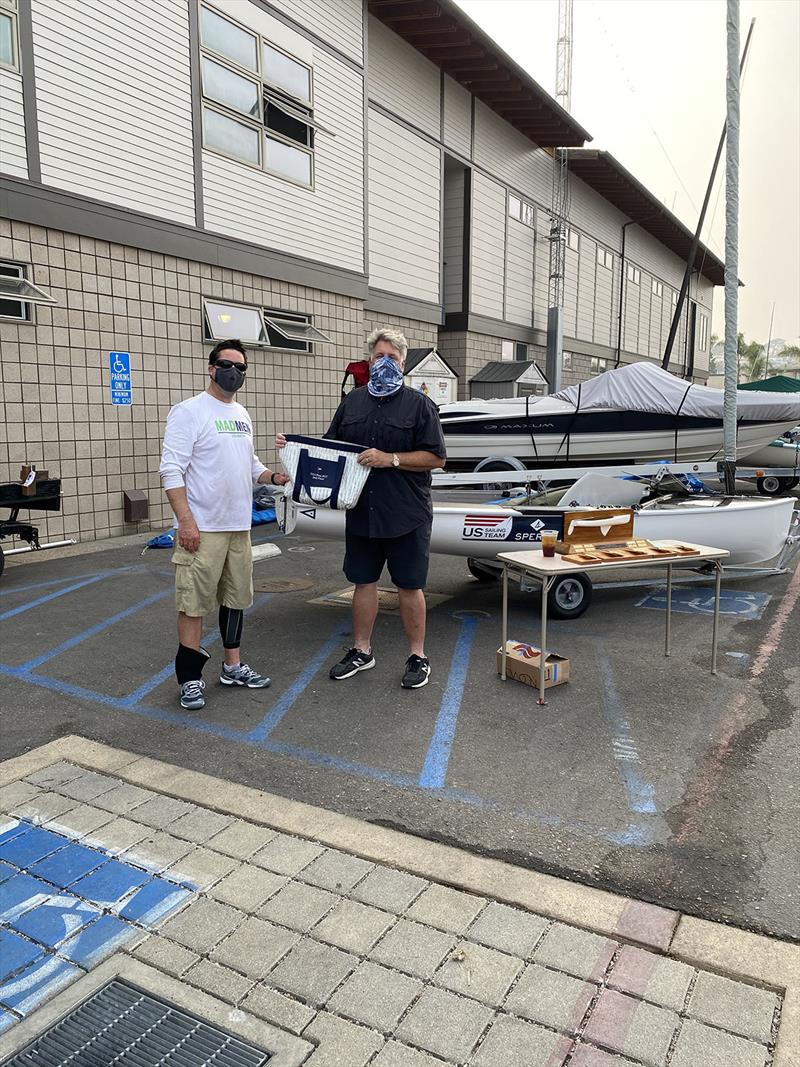 2020 Finn Pacific Coast Championship photo copyright San Diego Yacht Club taken at San Diego Yacht Club and featuring the Finn class