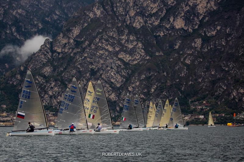 Race 2 - International Finn Cup, Malcesine - XVII Andrea Menoni Trophy photo copyright Robert Deaves taken at  and featuring the Finn class