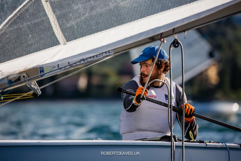 Matteo Iovenitti on day 2 of the International Finn Cup, Malcesine - XVII Andrea Menoni Trophy - photo © Robert Deaves