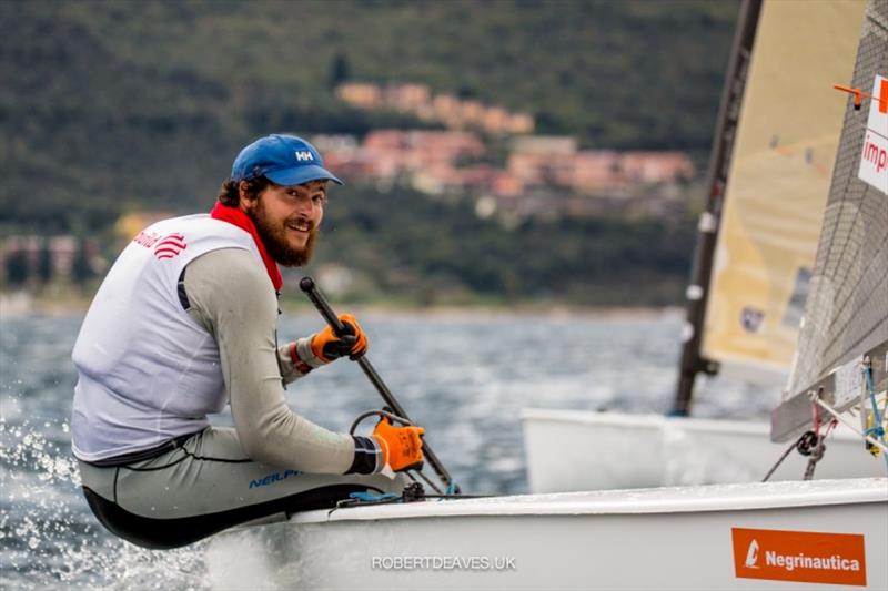 Matteo Iovenitti - International Finn Cup XVII Andrea Menoni Trophy photo copyright Robert Deaves taken at Fraglia Vela Malcesine and featuring the Finn class