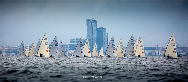 The 2020 European Masters was sailed with the Senior Europeans in Gdynia photo copyright Robert Deaves taken at  and featuring the Finn class