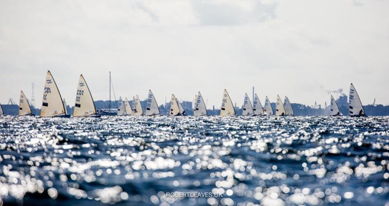 2020 Europeans in Gdynia photo copyright Robert Deaves taken at  and featuring the Finn class