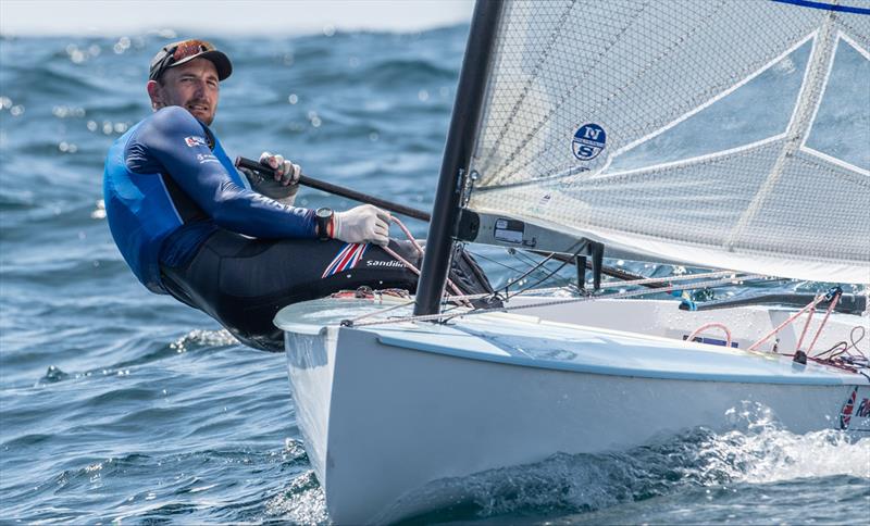 Giles Scott, GBR on day 4 of the 2021 Open and U23 Finn European Championship - photo © Joao Costa Ferreira