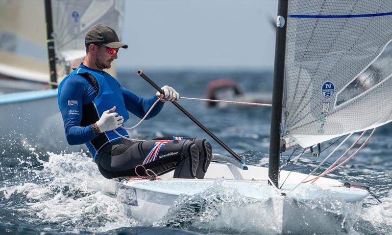 Giles Scott, GBR - 2021 Open and U23 Finn European Championship photo copyright Joao Costa Ferreira taken at  and featuring the Finn class