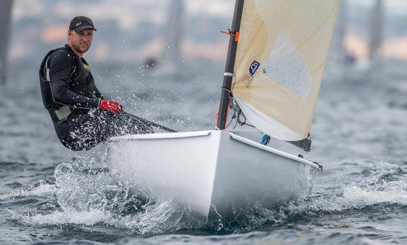 Ondrej Teply, CZE - 2021 Open and U23 Finn European Championship photo copyright Joao Costa Ferreira taken at  and featuring the Finn class