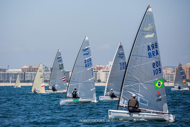 Practice Race - Finn Gold Cup photo copyright Robert Deaves taken at  and featuring the Finn class