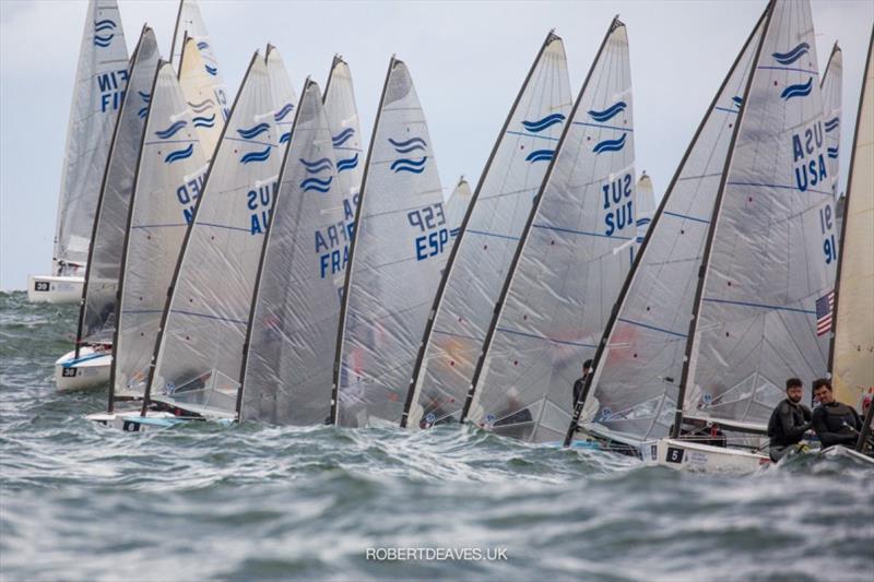 2021 Finn Gold Cup, Day 3 photo copyright Robert Deaves taken at Vilamoura Sailing and featuring the Finn class