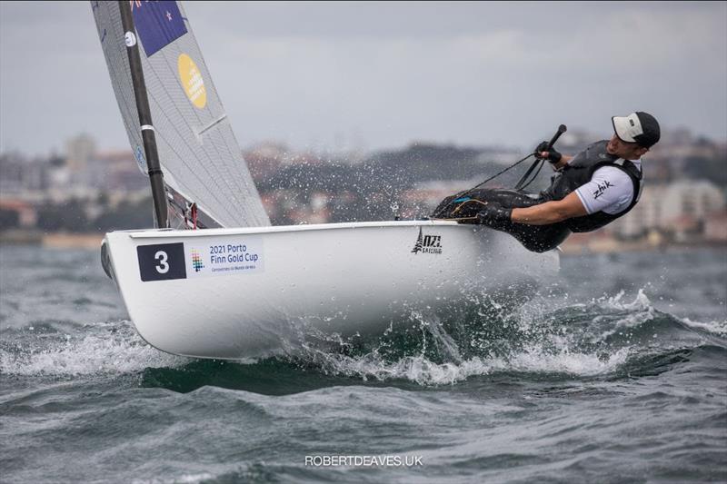 Andy Maloney at the Finn Gold Cup - May 2021 photo copyright Robert Deaves / Finn Class taken at  and featuring the Finn class