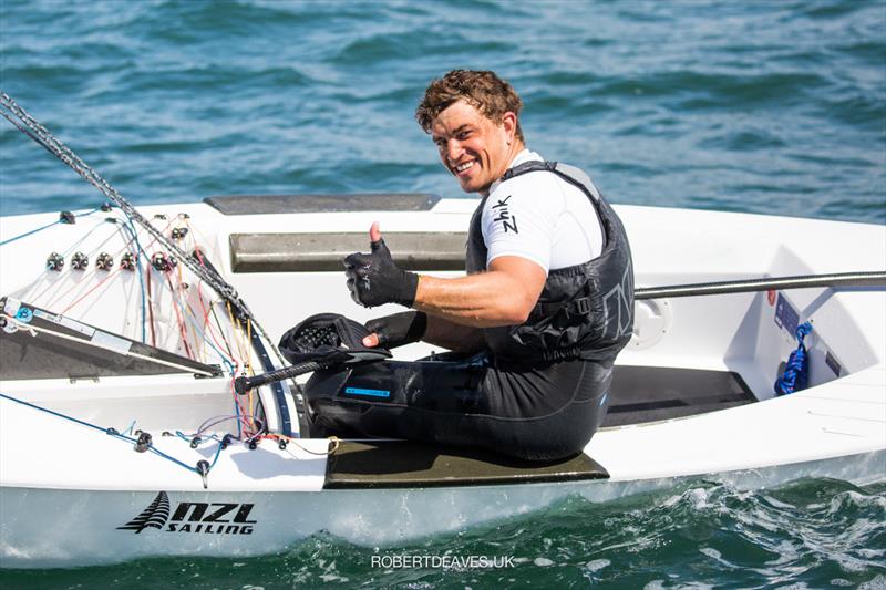 Finn Gold Cup - Andy Maloney, NZL photo copyright Robert Deaves taken at Vilamoura Sailing and featuring the Finn class