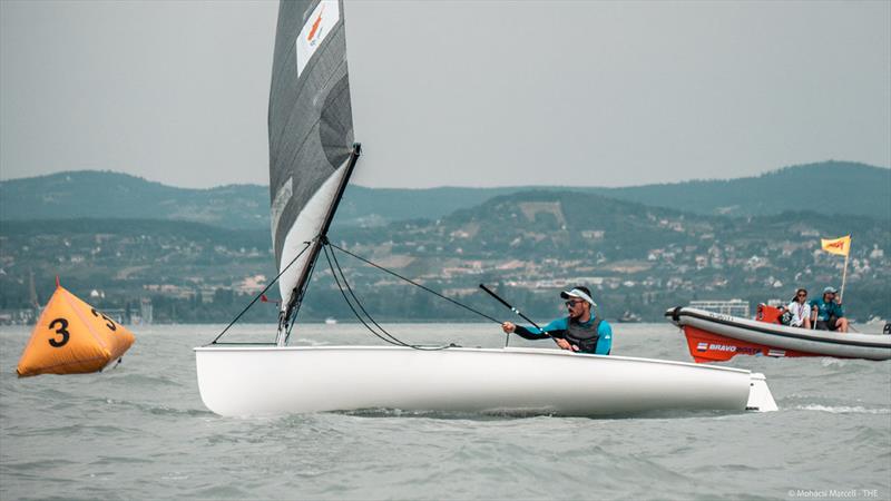 Panagiotis Iordanou, CYP - U23 Finn World Championship at Lake Balaton, Hungary - Day 2 - photo © Marcell Mohácsi