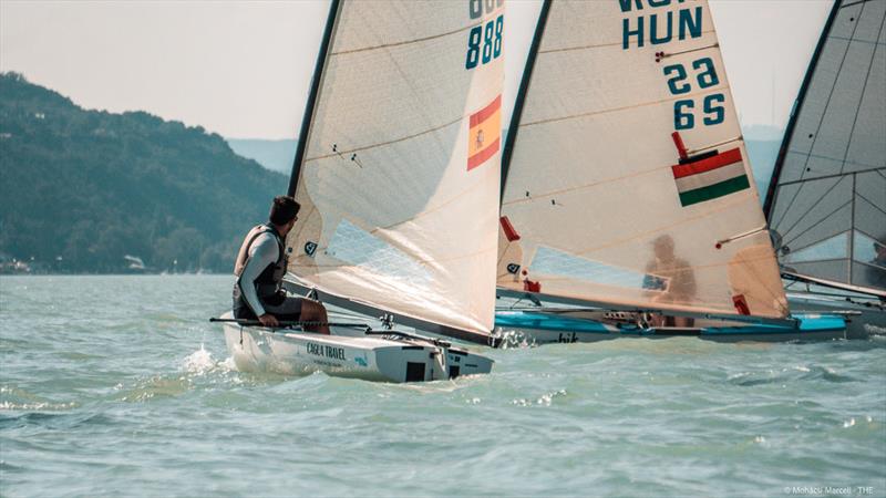 Andres Ivan Lloret Pe'rez on Day 2 at U23 Finn World Championship at Lake Balaton, Hungary - photo © Marcell Mohácsi