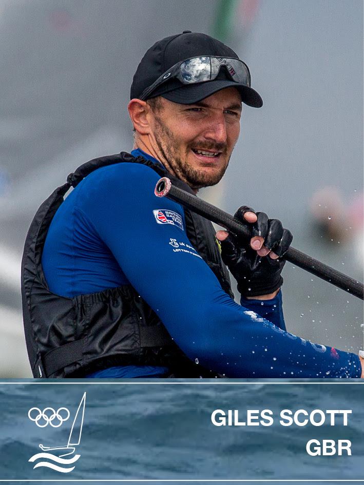 GBR - Giles Scott - Tokyo 2020 photo copyright Robert Deaves taken at  and featuring the Finn class