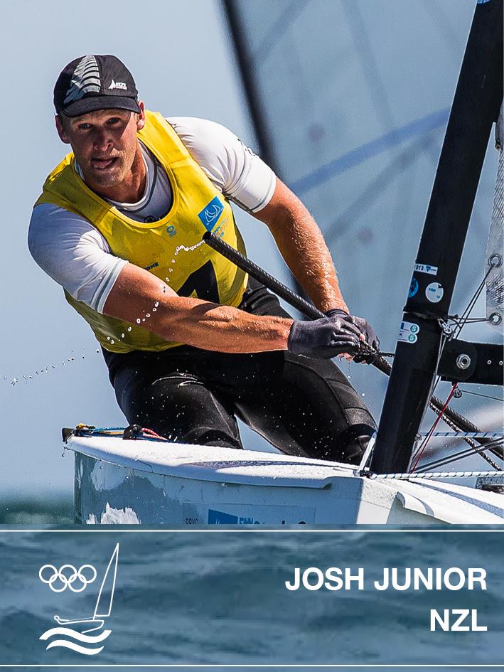 NZL - Josh Junior - Tokyo 2020 photo copyright Robert Deaves taken at  and featuring the Finn class