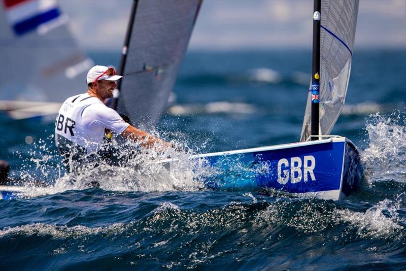 Giles Scott (GBR) on Tokyo 2020 Olympic Sailing Competition Day 5 - photo © Sailing Energy / World Sailing