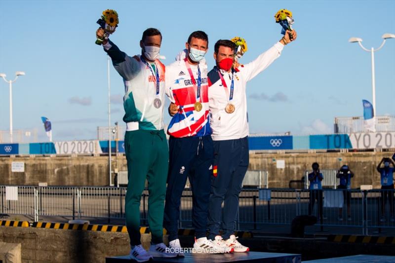 Podium - Tokyo 2020 Olympic Games - photo © Robert Deaves