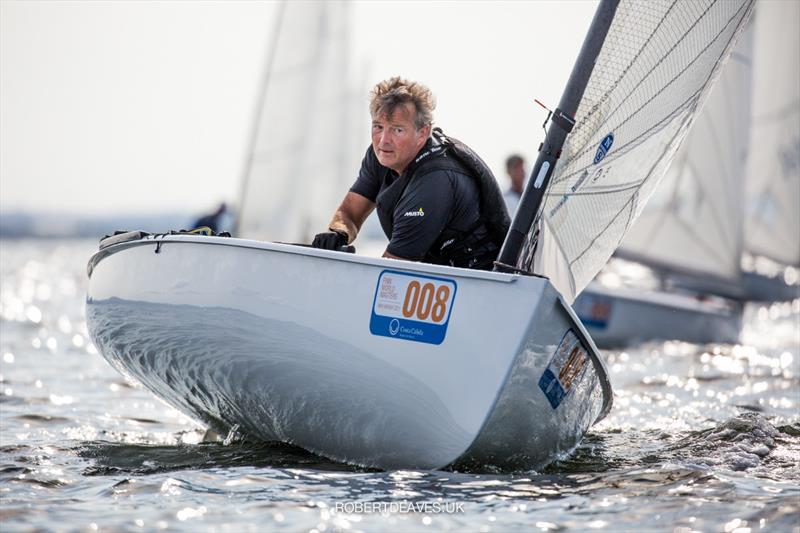 Bas de Waal - 2021 Finn World Masters - photo © Robert Deaves