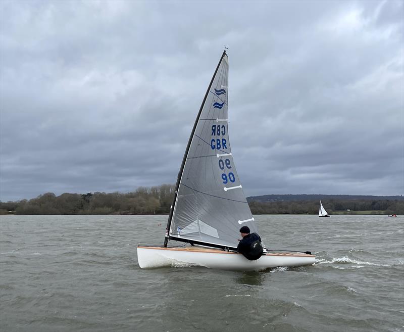 2022 Bough Beech SC Icicle Series day 7 photo copyright Kevin Powley taken at Bough Beech Sailing Club and featuring the Finn class