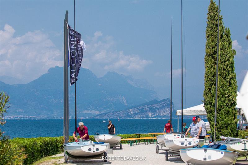 2022 Finn Gold Cup at Malcesine Opening Ceremony - photo © Robert Deaves / www.robertdeaves.uk