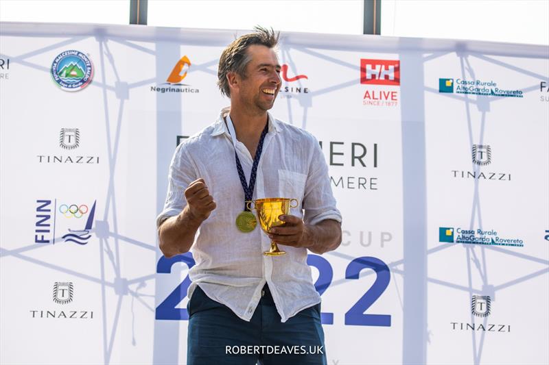 Pieter-Jan Postma - 2022 Finn Gold Cup photo copyright Robert Deaves taken at Fraglia Vela Malcesine and featuring the Finn class