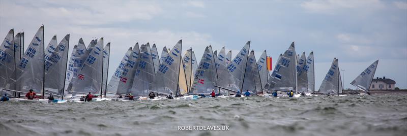 Race 4 - 2022 Finn World Masters Day 3 photo copyright Robert Deaves taken at  and featuring the Finn class
