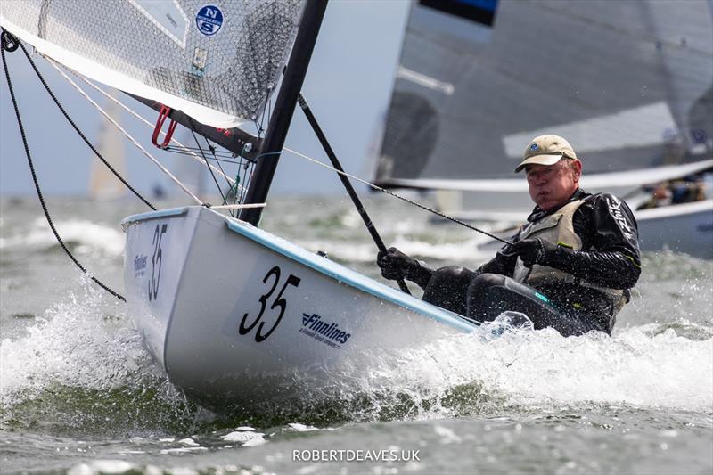 Thomas Schmid - 2022 Finn World Masters Day 3 - photo © Robert Deaves