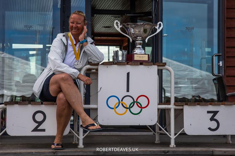 2022 Finn World Masters Ladies: Tina Weinreich (AUT) - photo © Robert Deaves / www.robertdeaves.uk