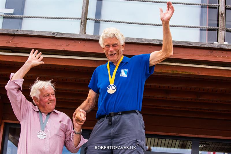 2022 Finn World Masters Super Legends: 1st Richard Hart (GBR), 2nd Howard Sellars (GBR) - photo © Robert Deaves / www.robertdeaves.uk