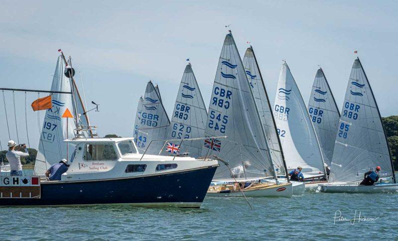 Bosham Finn Festival 2022 photo copyright Peter Hickson taken at Bosham Sailing Club and featuring the Finn class