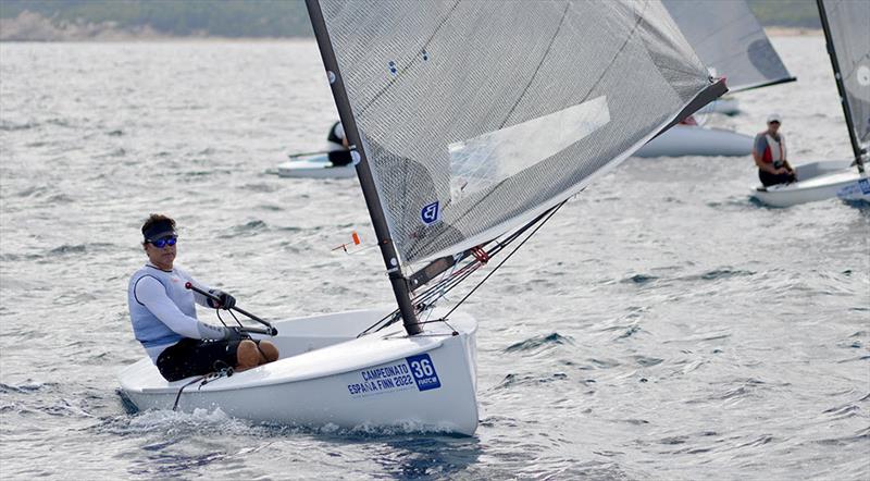 Open Finn European Masters Championship 2022 - David Terol, ESP photo copyright CNHV taken at Club Nàutic Hospitalet-Vandellòs and featuring the Finn class