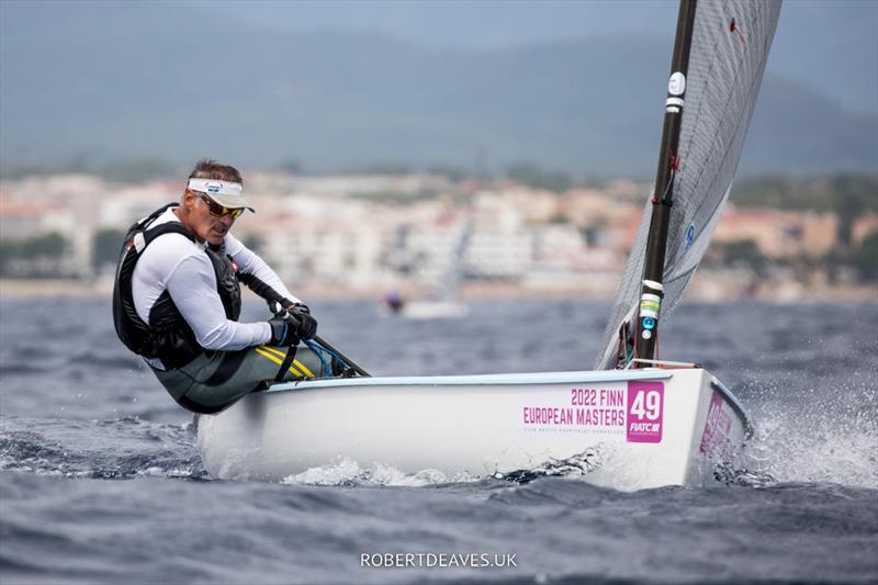 Laurent Hay, FRA - 2022 Open Finn European Masters - photo © Robert Deaves