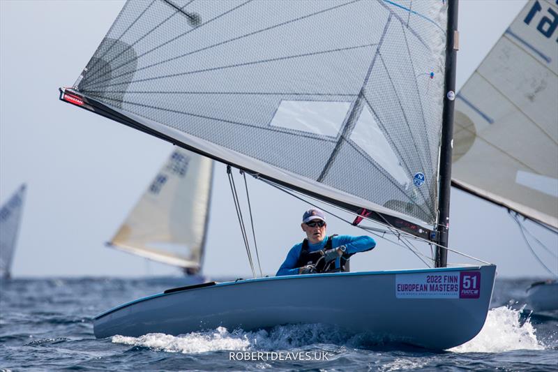 Lawrence Crispin. GBR at the Open Finn European Masters - photo © Robert Deaves