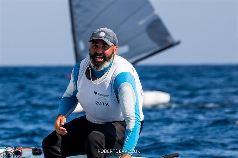 Miguel Fernandez Vasco, ESP wins the Open Finn European Masters photo copyright Robert Deaves taken at Club Nàutic Hospitalet-Vandellòs and featuring the Finn class