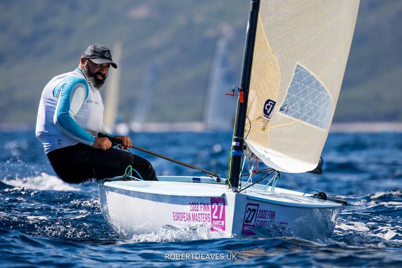 Miguel Fernandez Vasco in 2022 photo copyright Robert Deaves / www.robertdeaves.uk taken at Coconut Grove Sailing Club and featuring the Finn class