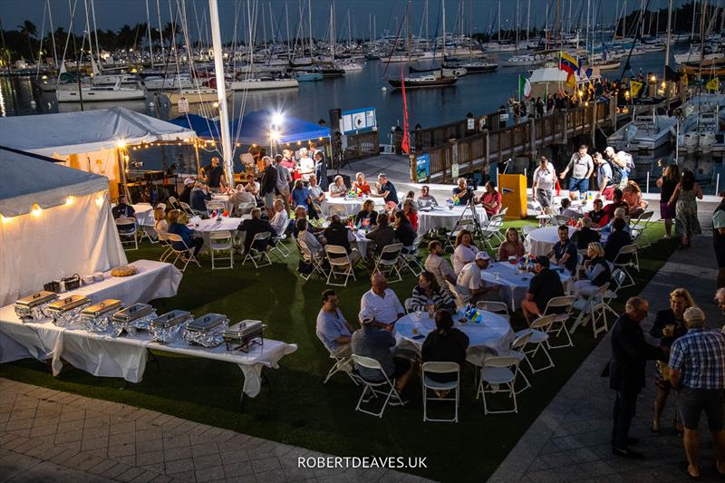 Opening Ceremony - 2023 Finn Gold Cup  photo copyright Robert Deaves taken at Coconut Grove Sailing Club and featuring the Finn class