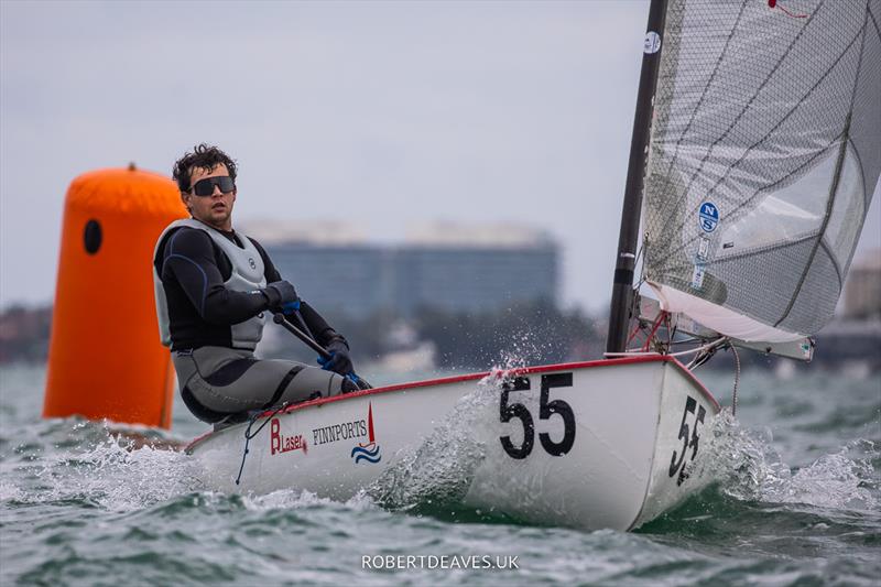 James Golden - 2023 Finn Gold Cup photo copyright Robert Deaves taken at Coconut Grove Sailing Club and featuring the Finn class