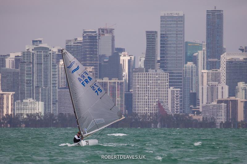 Laurent Hay - 2023 Finn Gold Cup photo copyright Robert Deaves taken at Coconut Grove Sailing Club and featuring the Finn class