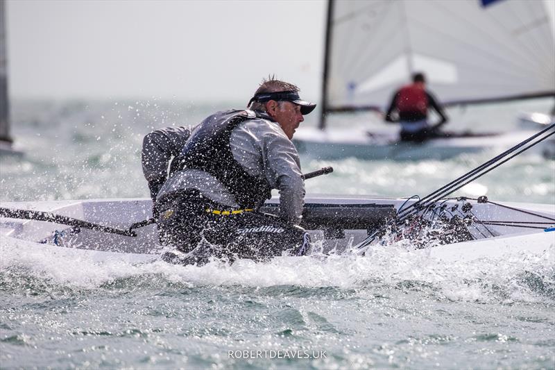 Laurent Hay - 2023 Finn Gold Cup photo copyright Robert Deaves taken at Coconut Grove Sailing Club and featuring the Finn class