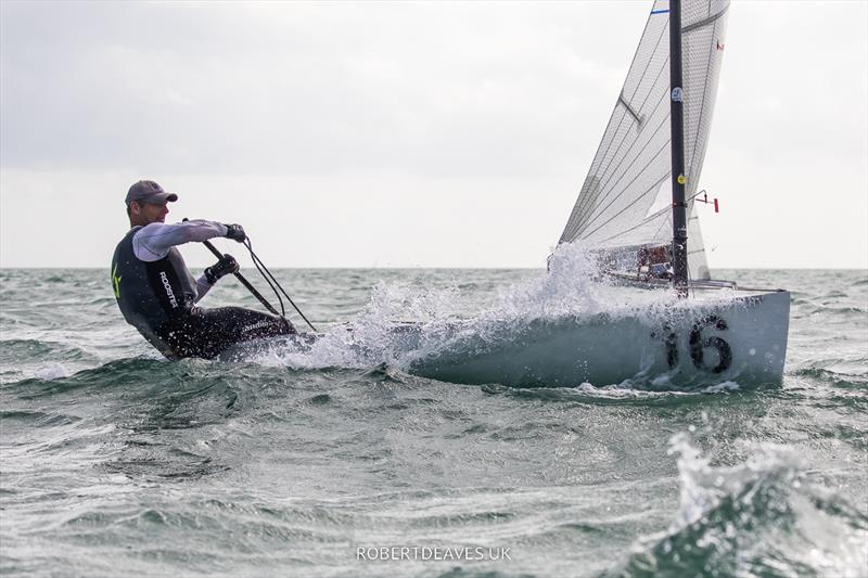 Rodion Mazin - 2023 Finn Gold Cup photo copyright Robert Deaves taken at Coconut Grove Sailing Club and featuring the Finn class